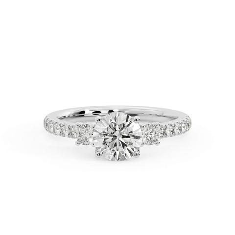 360 degree view of Eve Diamond Engagement Ring