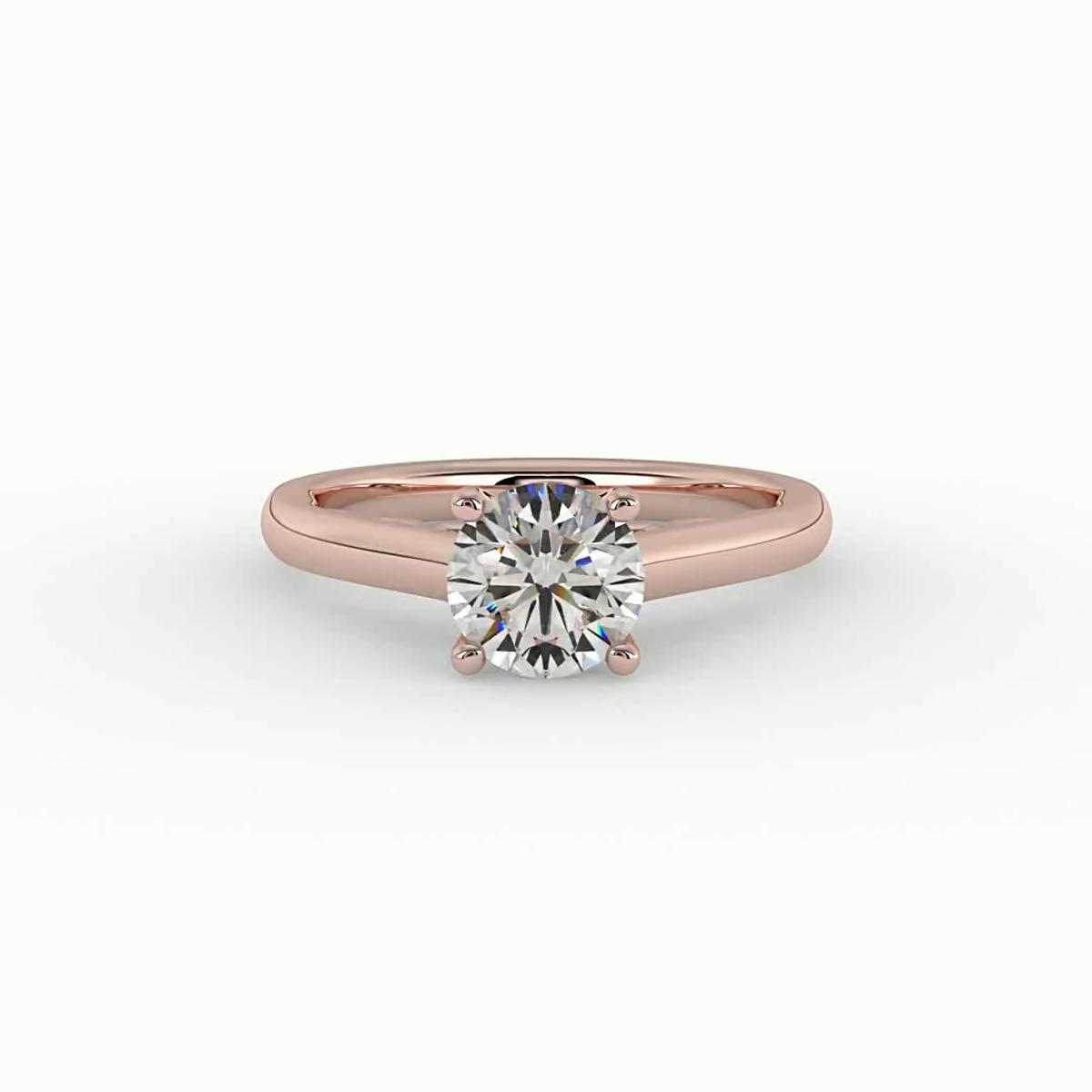 360 degree view of Hadley Filigree Solitaire Engagement Ring