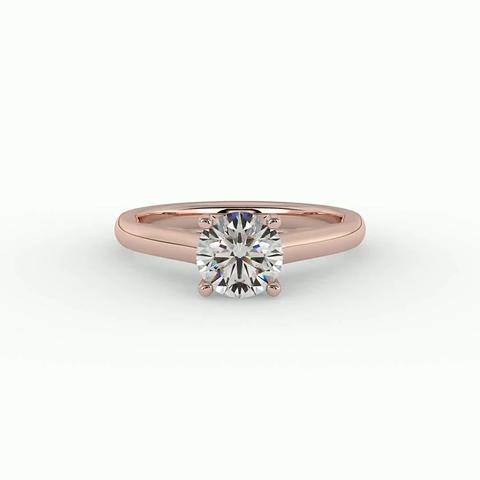360 degree view of Hadley Filigree Solitaire Engagement Ring