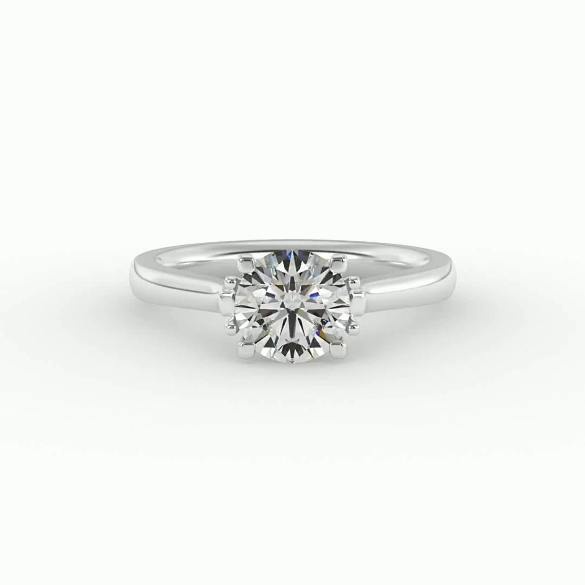360 degree view of Daisy Solitaire Engagement Ring