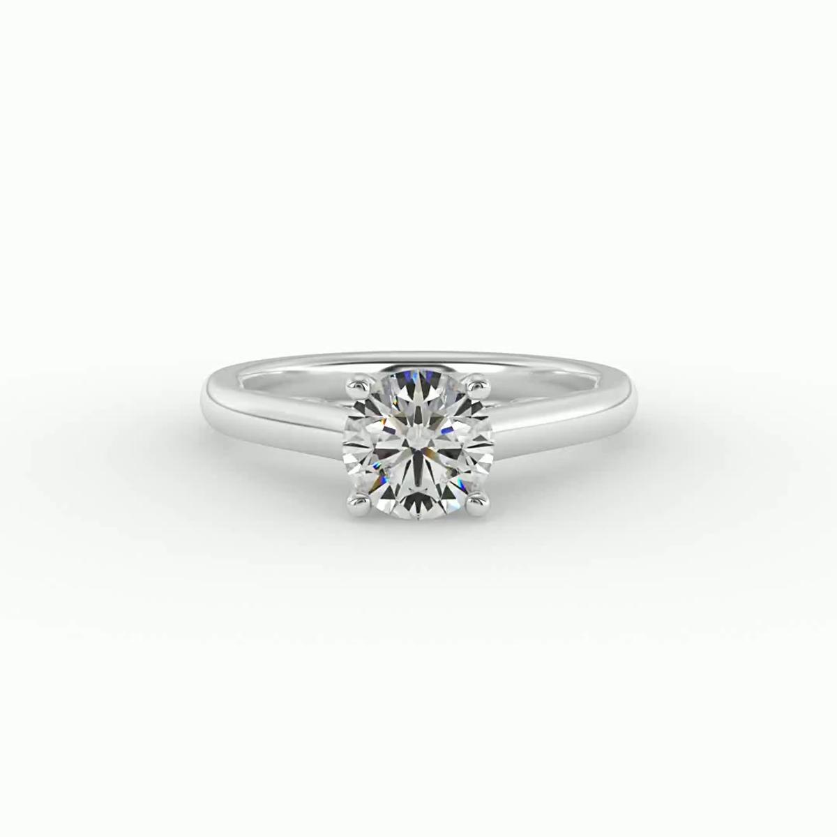 360 degree view of Hadley Filigree Solitaire Engagement Ring