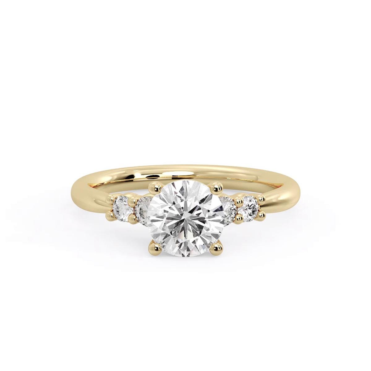360 degree view of Madelynn 5-Stone Ring