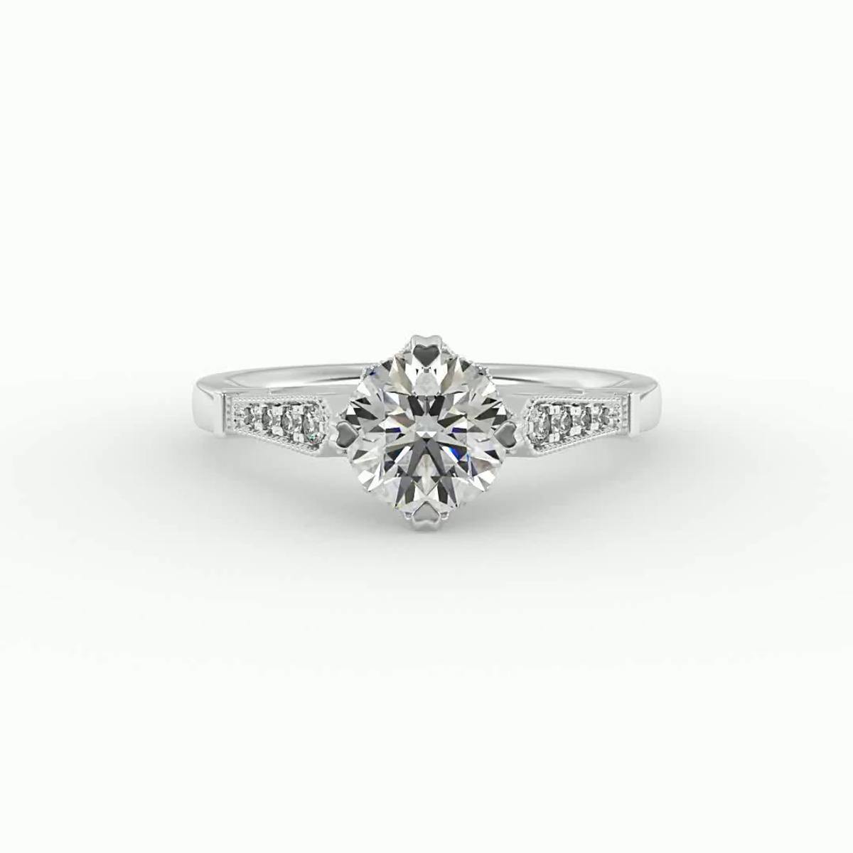 360 degree view of Lauren Engagement Ring