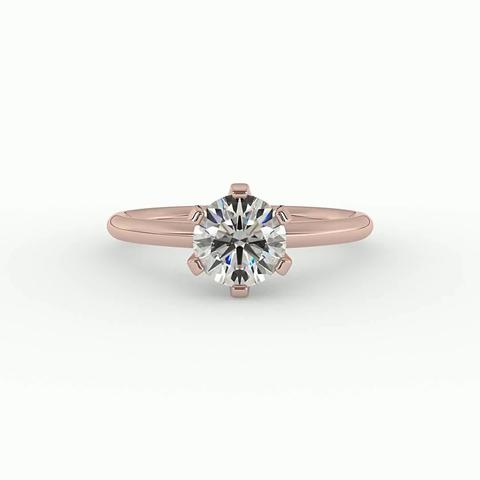 360 degree view of Eloise Solitaire Engagement Ring