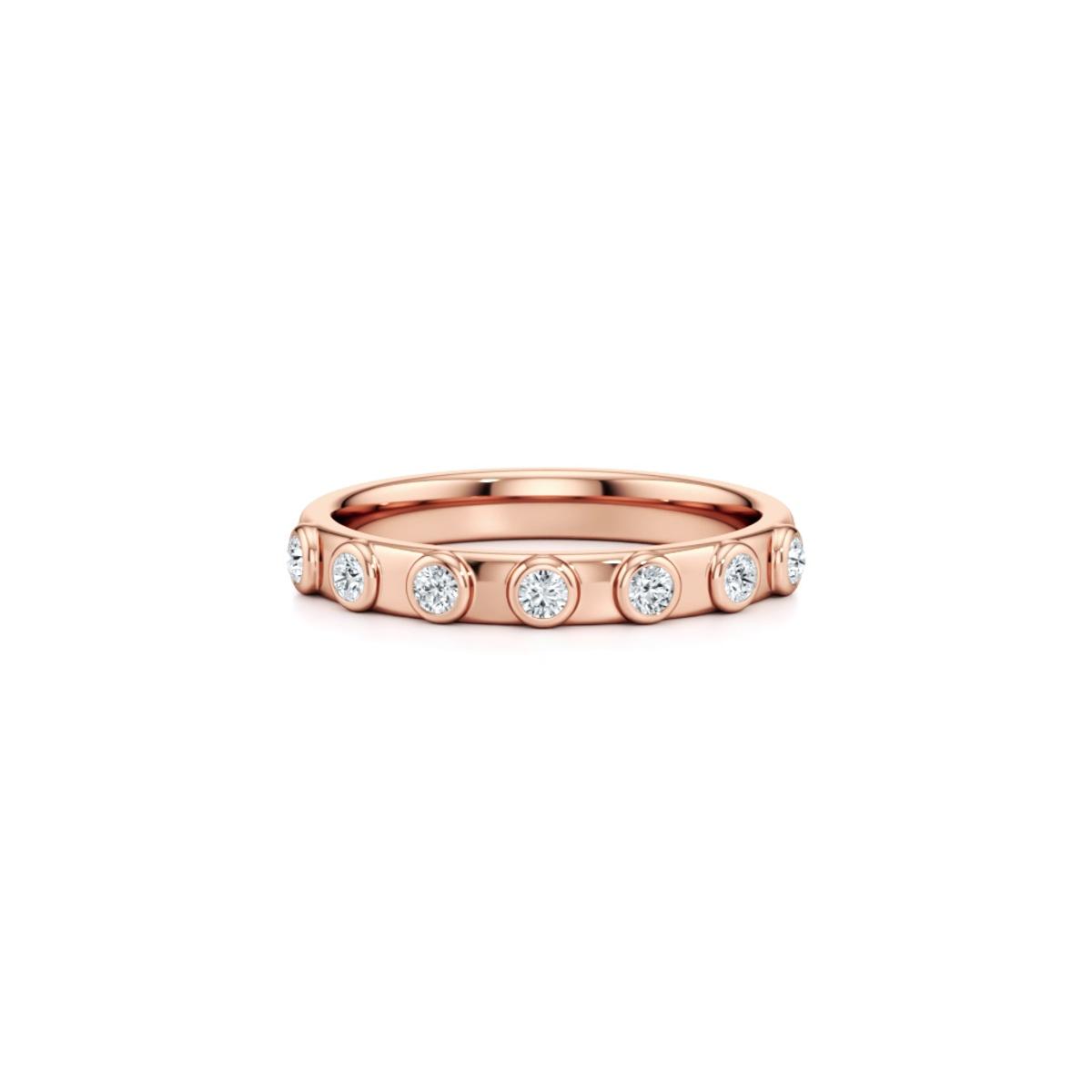 360 degree view of Sora Bezel Lab Diamond Band