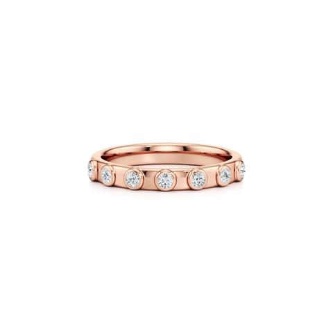 360 degree view of Sora Bezel Lab Diamond Band