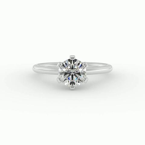 360 degree view of Eloise Solitaire Engagement Ring