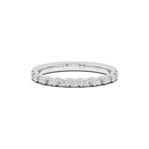 Palgraveリング Blooming Petal Pavé Band - Platinum