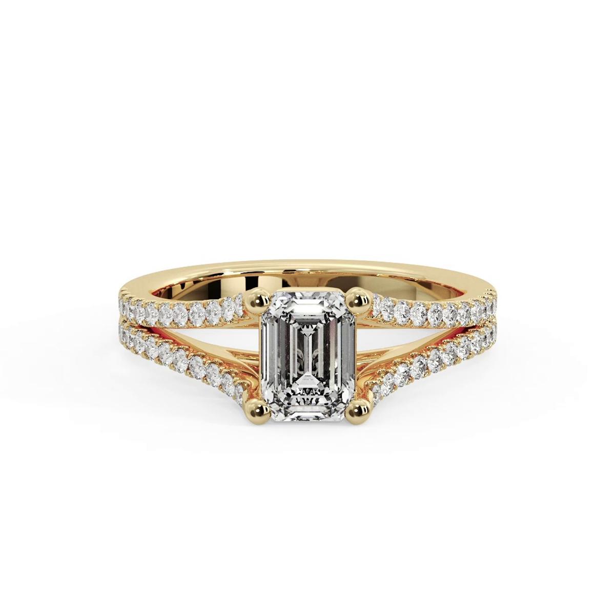 360 degree view of Edith Split Shank Engagement Ring