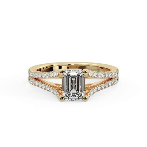 360 degree view of Edith Split Shank Engagement Ring
