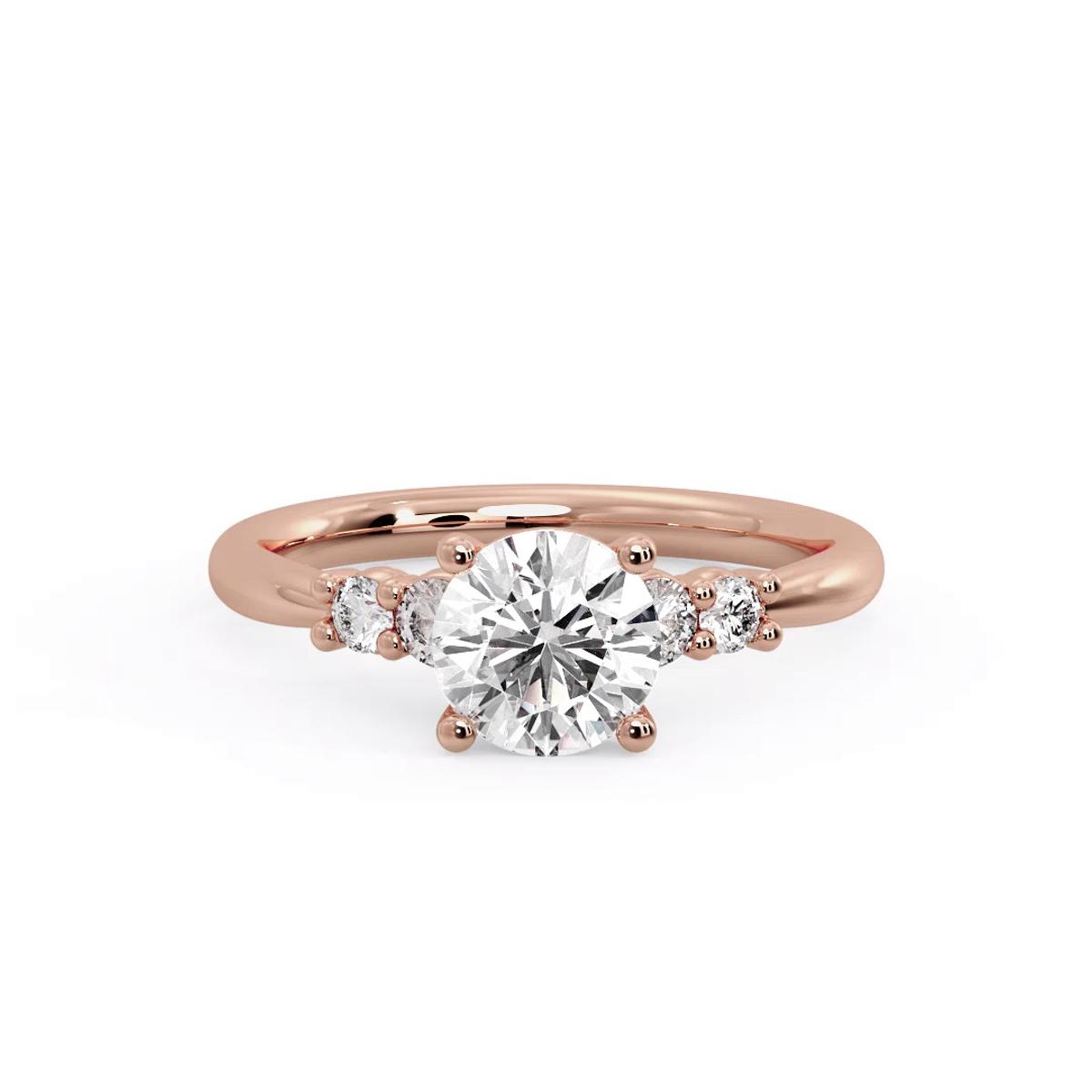 360 degree view of Madelynn 5-Stone Ring