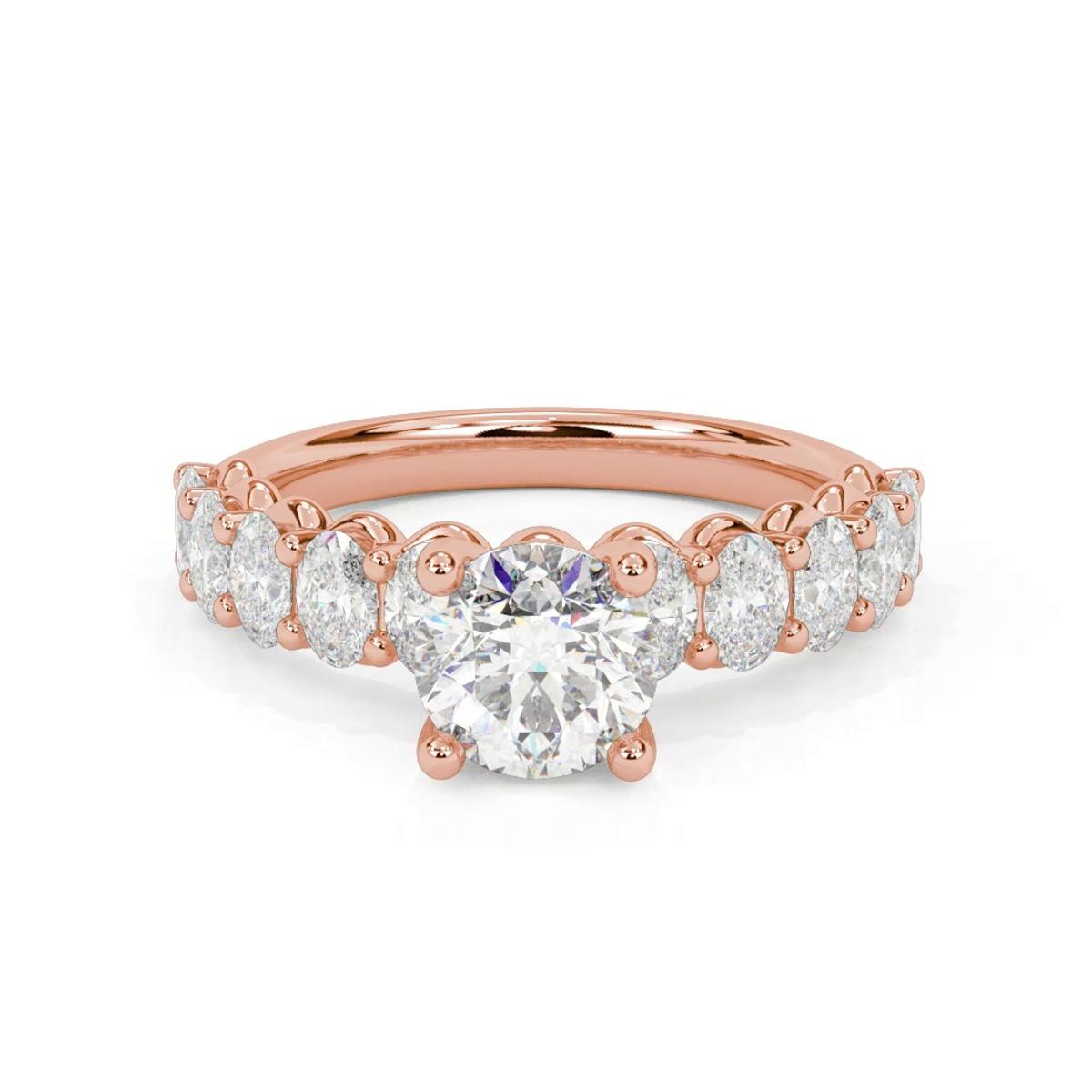360 degree view of Kimpton Oval Lab Engagement Ring
