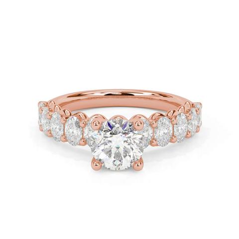 360 degree view of Kimpton Oval Lab Engagement Ring