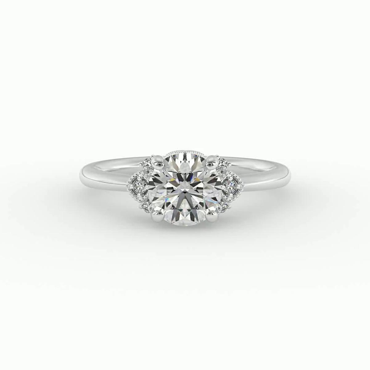 360 degree view of Lila Engagement Ring
