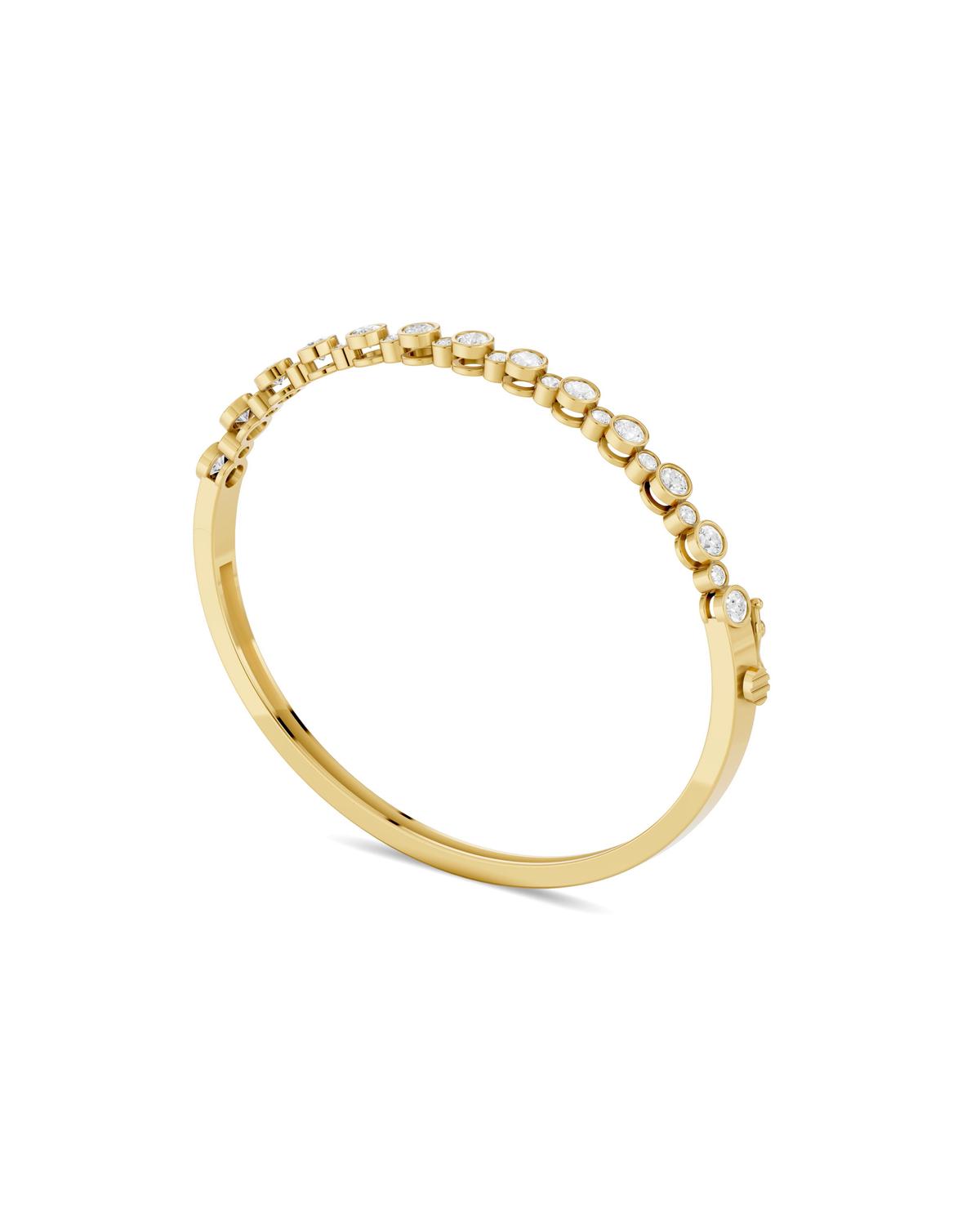 360 degree view of Bezel Sequence Lab Diamond Bangle (1.80 ct. tw.)