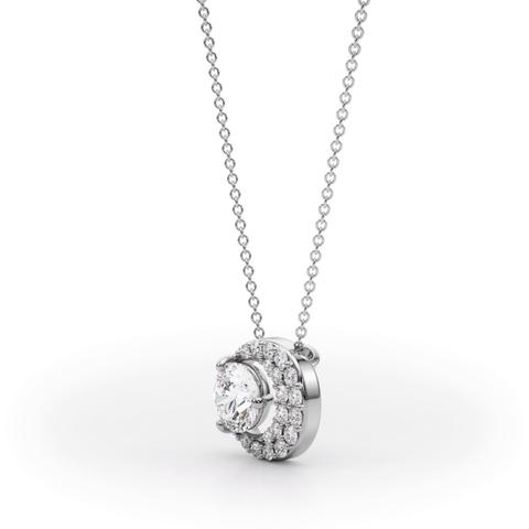 360 degree view of Remi Diamond Necklace