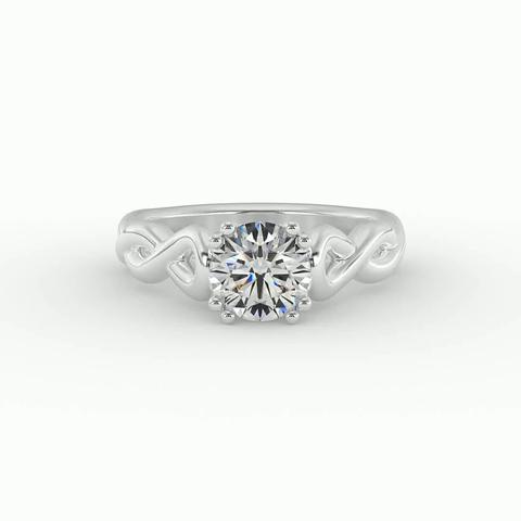 360 degree view of Kylie Solitaire Engagement Ring