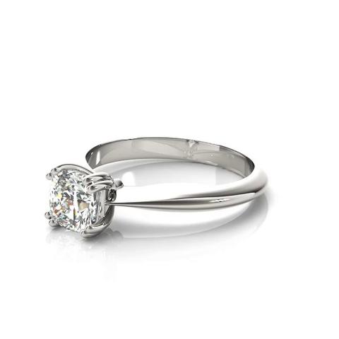 360 degree view of Zara Double Prong Solitaire Engagement Ring