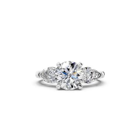 360 degree view of Madison Three-Stone Pear Engagement Ring (1.00 ct. tw.)