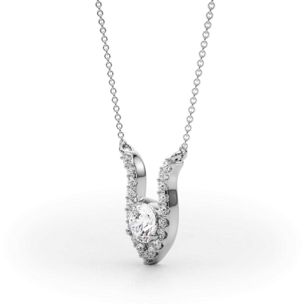 360 degree view of Rayna Diamond Necklace