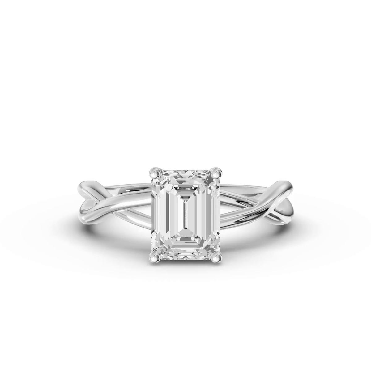 360 degree view of Bianca Twist Engagement Ring