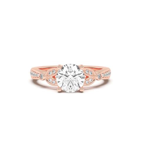 360 degree view of Fernanda Leaf Engagement Ring