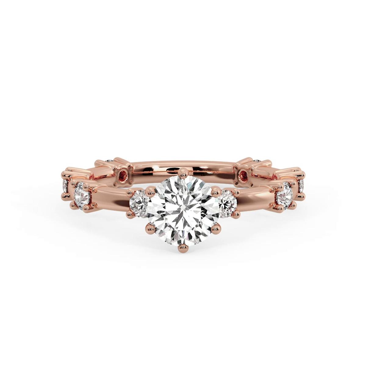 360 degree view of Alanna Spaced Diamond Engagement Ring