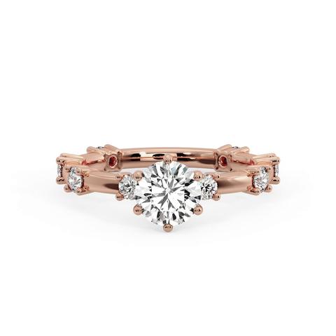 360 degree view of Alanna Spaced Diamond Engagement Ring