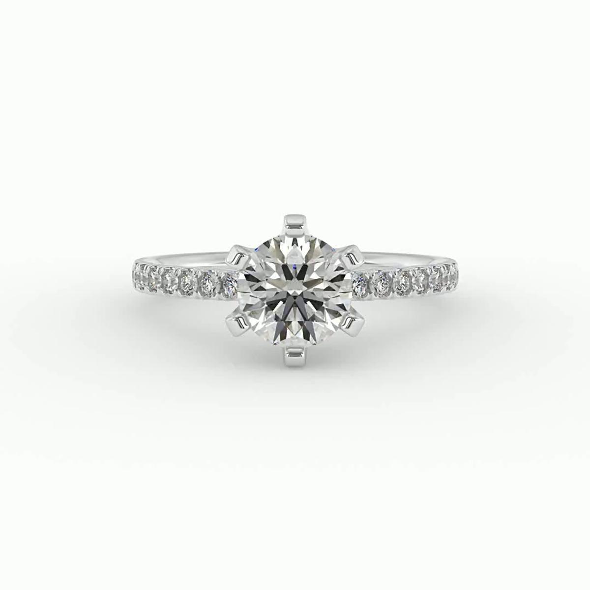 360 degree view of River Engagement Ring