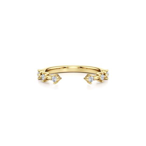360 degree view of Solara Lab Diamond Open Band
