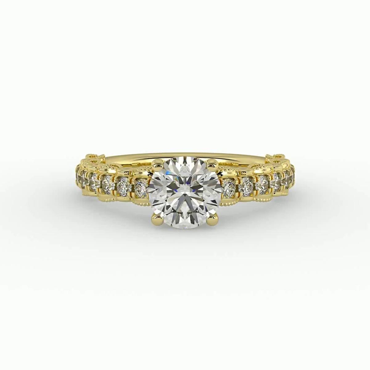 360 degree view of Zuri Engagement Ring