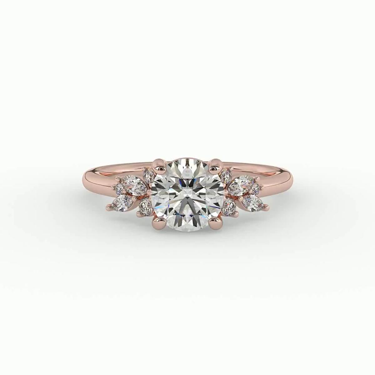 360 degree view of Rachel Engagement Ring