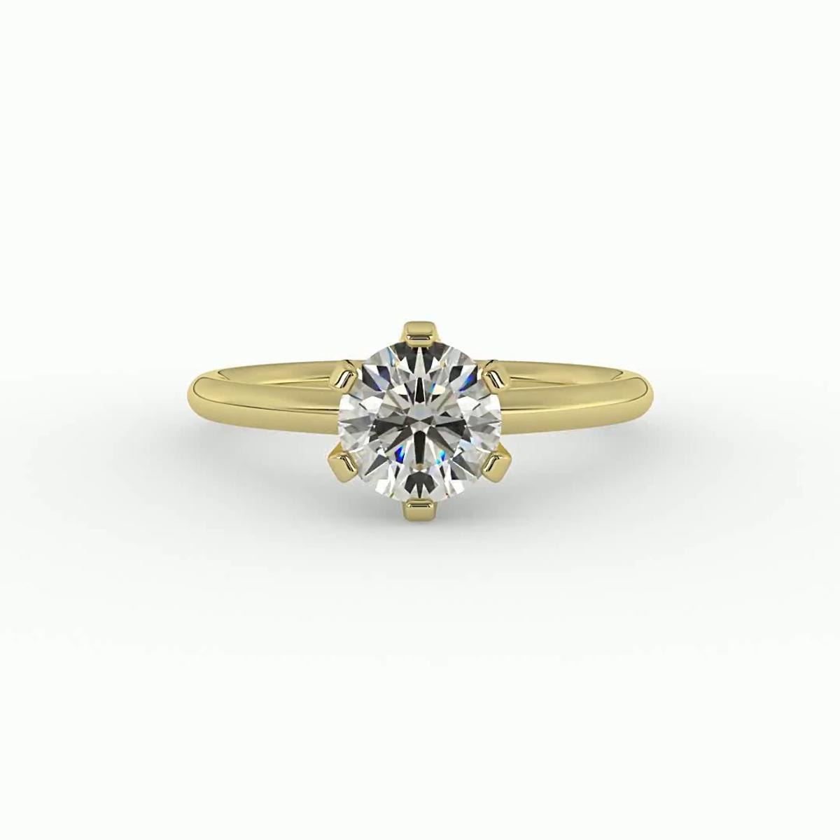 360 degree view of Eloise Solitaire Engagement Ring