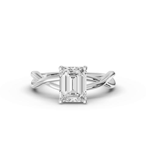 360 degree view of Bianca Twist Engagement Ring