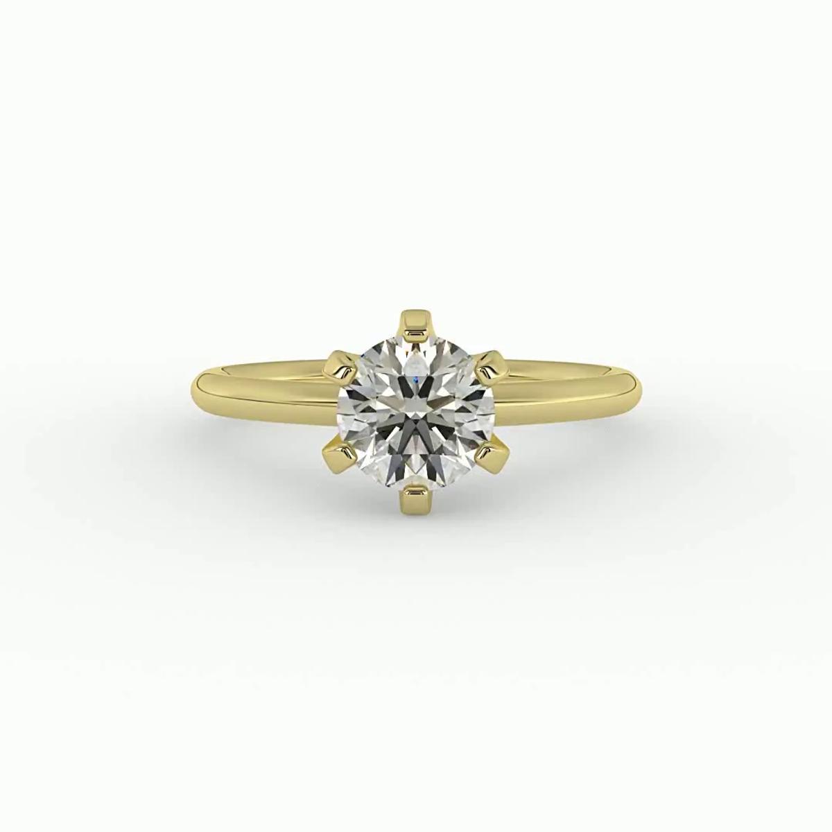 360 degree view of Amaya Solitaire Engagement Ring
