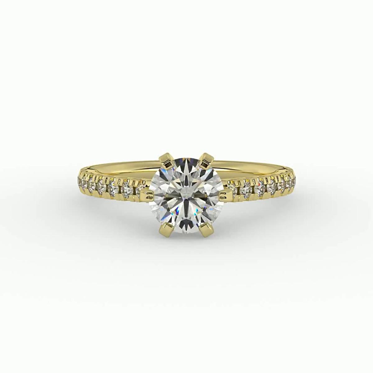 360 degree view of Finley Engagement Ring