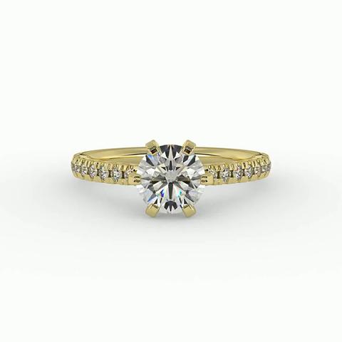 360 degree view of Finley Engagement Ring