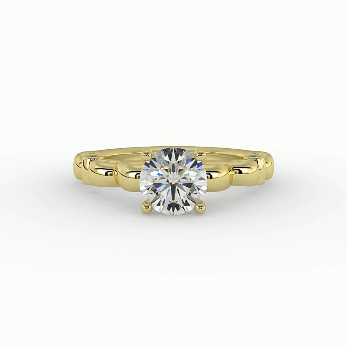 360 degree view of Ellieana Infinity Diamond Peekaboo Engagement Ring