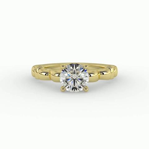 360 degree view of Ellieana Infinity Diamond Peekaboo Engagement Ring