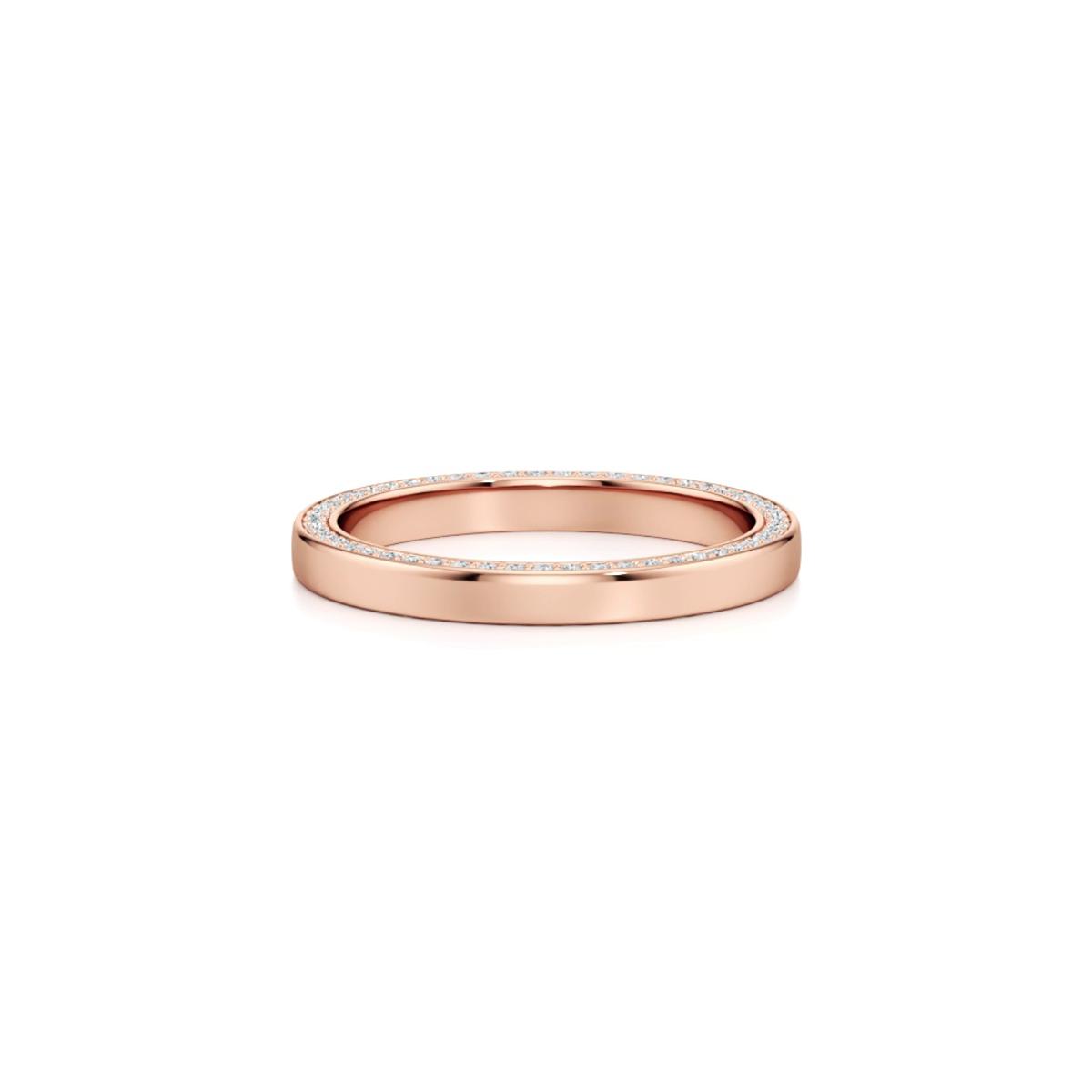 360 degree view of Cassis Pavé Profile Eternity Band