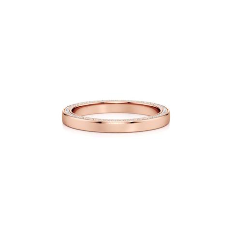 360 degree view of Cassis Pavé Profile Eternity Band