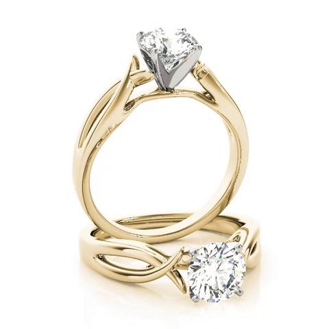 360 degree view of Alix Solitaire Engagement Ring