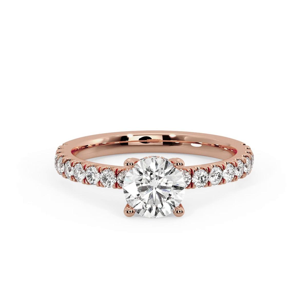 360 degree view of Opal Hidden Halo Engagement Ring