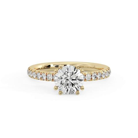 360 degree view of Marlee Pave Engagement Ring