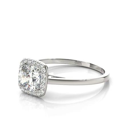 360 degree view of Kimia Halo Engagement Ring