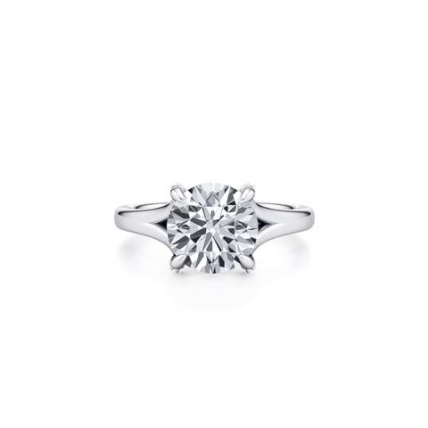 360 degree view of Senlis Split Shank Cathedral Lab Engagement Ring