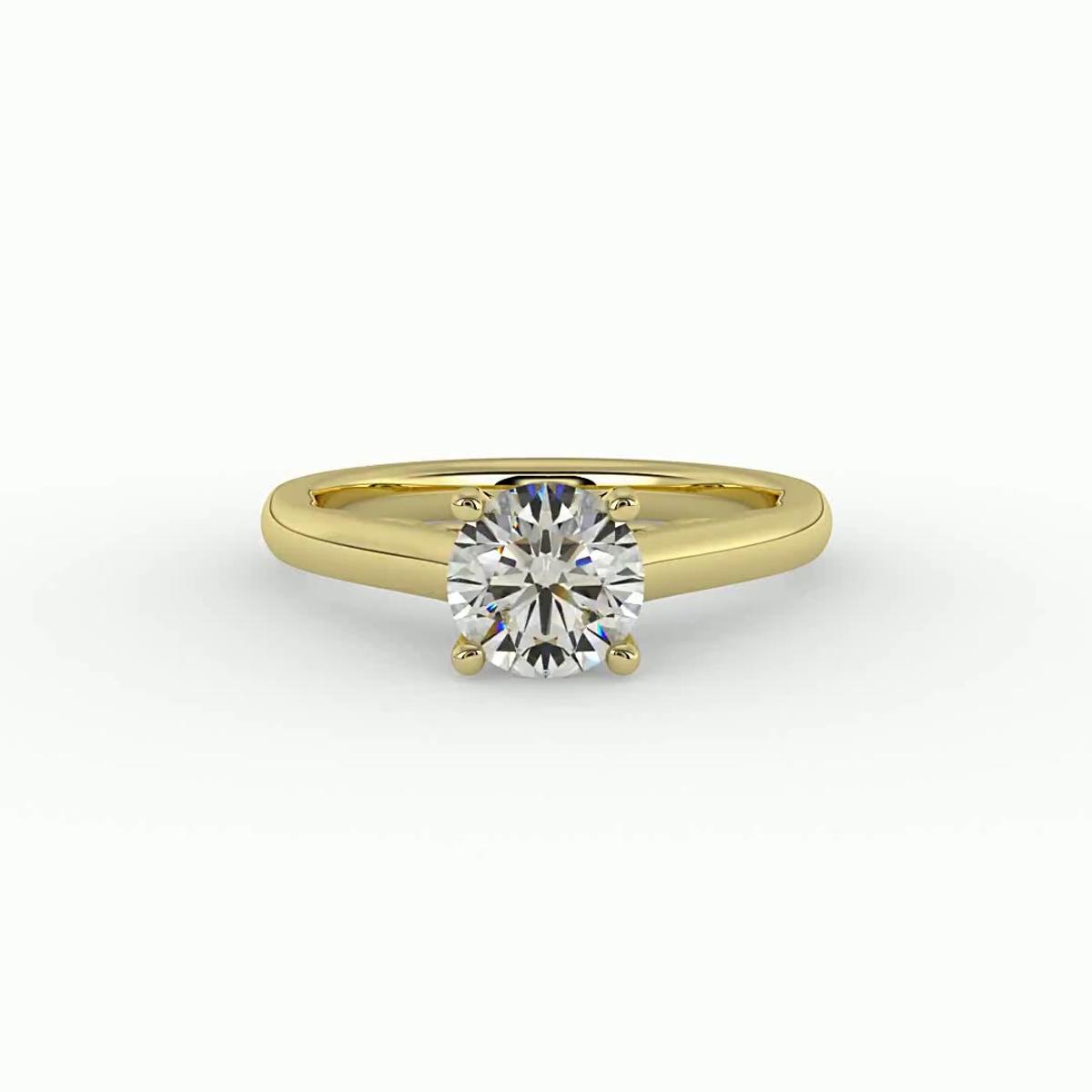 360 degree view of Hadley Filigree Solitaire Engagement Ring