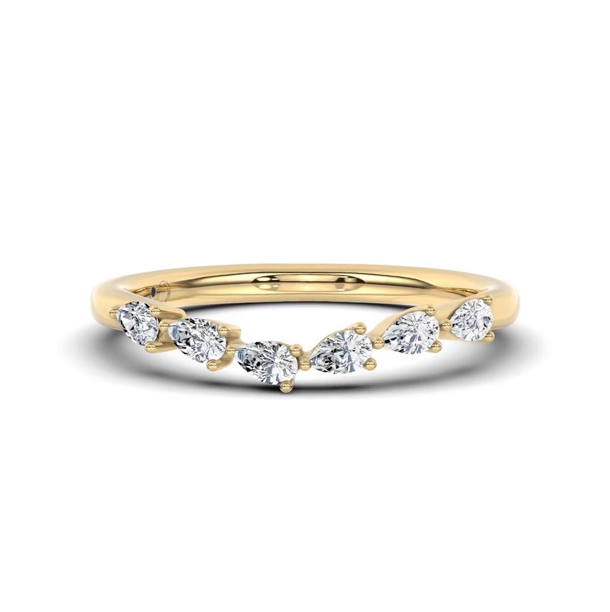360 degree view of Luminous Curved Pear Lab Band by Christian Siriano