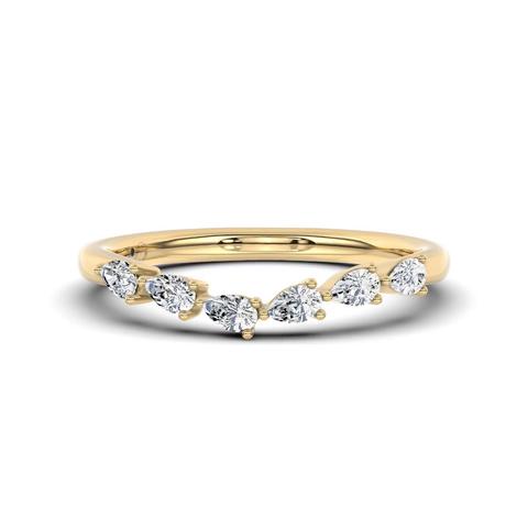 360 degree view of Luminous Curved Pear Lab Band by Christian Siriano