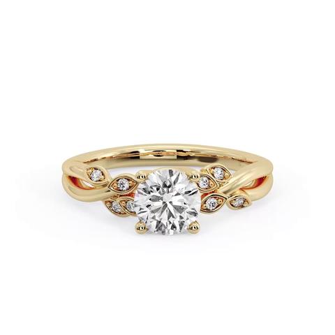 360 degree view of Oaklyn Split Shank Vine Engagement Ring
